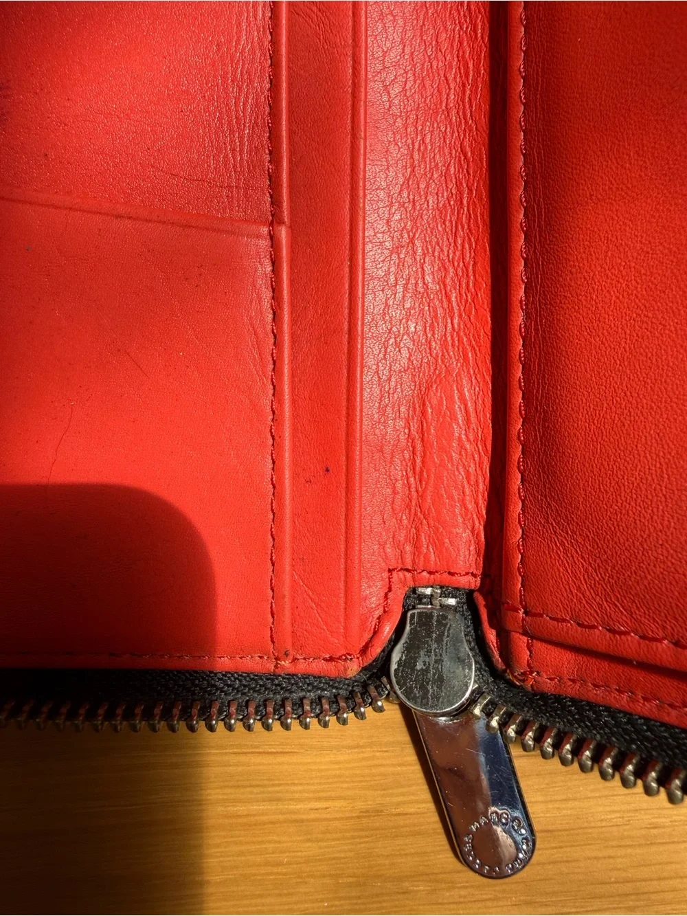 Rare find! Marc Jacobs Black 'Unite Our Future' Zip Continental Wallet